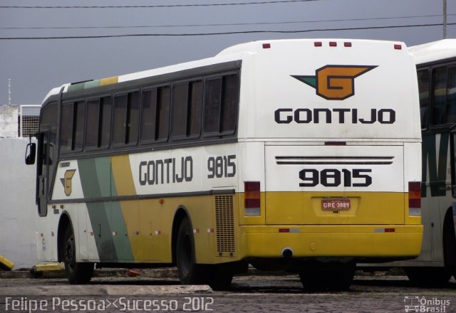 Empresa Gontijo de Transportes 9815 na cidade de Feira de Santana, Bahia, Brasil, por Felipe Pessoa de Albuquerque. ID da foto: 757314.