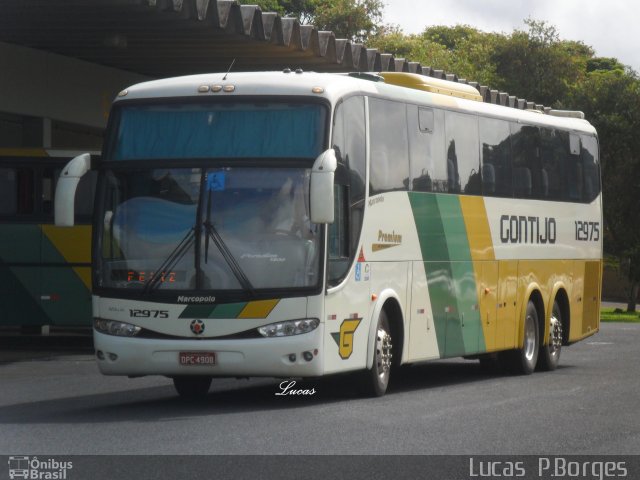 Empresa Gontijo de Transportes 12975 na cidade de Araxá, Minas Gerais, Brasil, por Lucas Borges . Número da foto: #756777.
