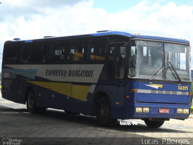 Expresso Araguari 56215 na cidade de Uberlândia, Minas Gerais, Brasil, por Lucas Borges . ID da foto: 775515.