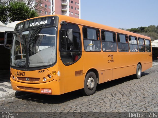 Auto Viação Curitiba LA043 na cidade de Curitiba, Paraná, Brasil, por Herbert Zils. Número da foto: #775556.