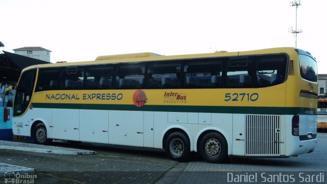 Nacional Expresso 52710 na cidade de Santos, São Paulo, Brasil, por Daniel Santos Sardi. Número da foto: #775215.