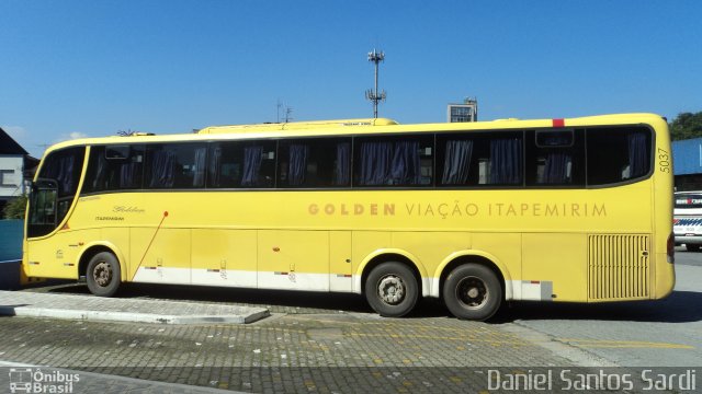 Viação Itapemirim 5037 na cidade de Santos, São Paulo, Brasil, por Daniel Santos Sardi. Número da foto: #775201.