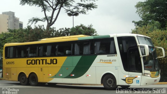 Empresa Gontijo de Transportes 12695 na cidade de São Paulo, São Paulo, Brasil, por Daniel Santos Sardi. Número da foto: #775178.
