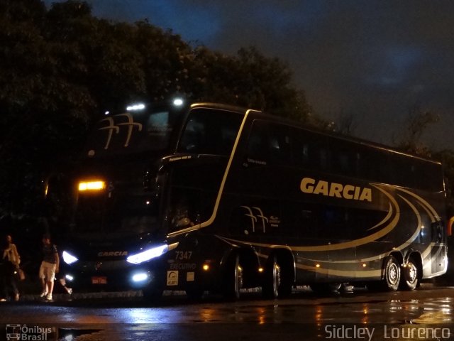 Viação Garcia 7347 na cidade de Curitiba, Paraná, Brasil, por Sidcley Lourenço. Número da foto: #776338.