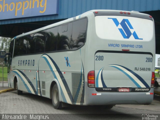 Viação Sampaio 280 na cidade de Resende, Rio de Janeiro, Brasil, por Alexandre  Magnus. Número da foto: #775278.