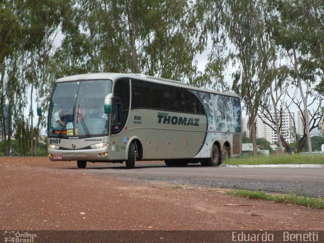 Transportes Thomaz 0101 na cidade de Cuiabá, Mato Grosso, Brasil, por Eduardo Benetti . Número da foto: #775904.