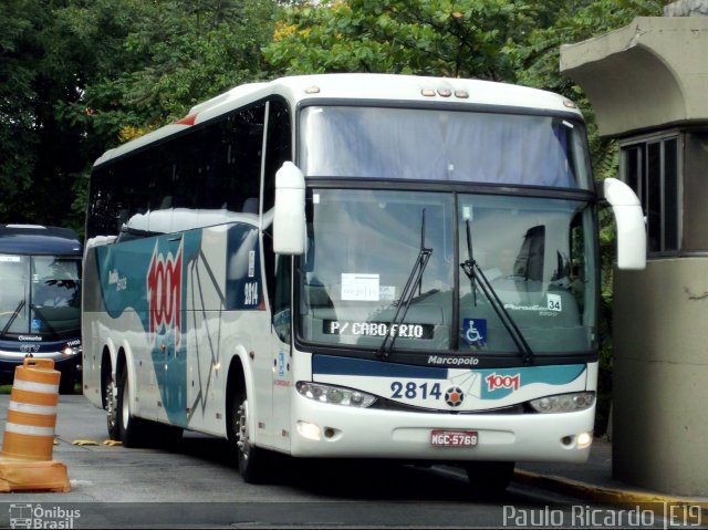 Auto Viação 1001 2814 na cidade de São Paulo, São Paulo, Brasil, por Paulo Ricardo. Número da foto: #778684.