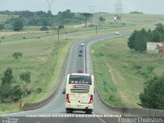 TransTupi Turismo e Fretamento 2900 na cidade de Palmeira, Paraná, Brasil, por Paulo Roberto Chulis. Número da foto: #778879.