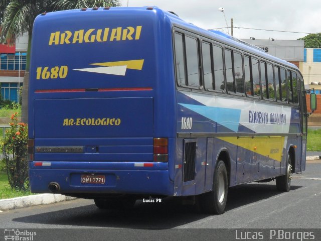 Expresso Araguari 1680 na cidade de Uberlândia, Minas Gerais, Brasil, por Lucas Borges . Número da foto: #780576.