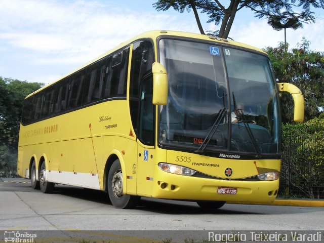 Viação Itapemirim 5505 na cidade de São Paulo, São Paulo, Brasil, por Rogério Teixeira Varadi. Número da foto: #779392.