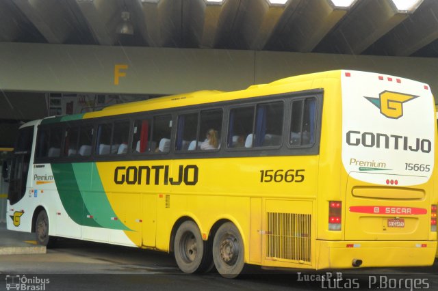 Empresa Gontijo de Transportes 15665 na cidade de Araxá, Minas Gerais, Brasil, por Lucas Borges . ID da foto: 779539.