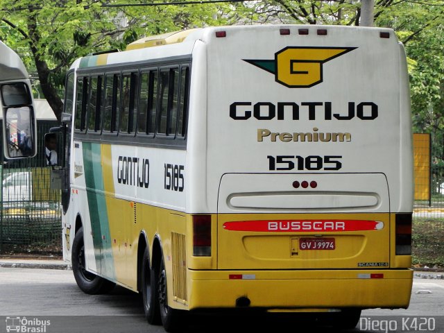 Empresa Gontijo de Transportes 15185 na cidade de São Paulo, São Paulo, Brasil, por Diego K420 . ID da foto: 781837.