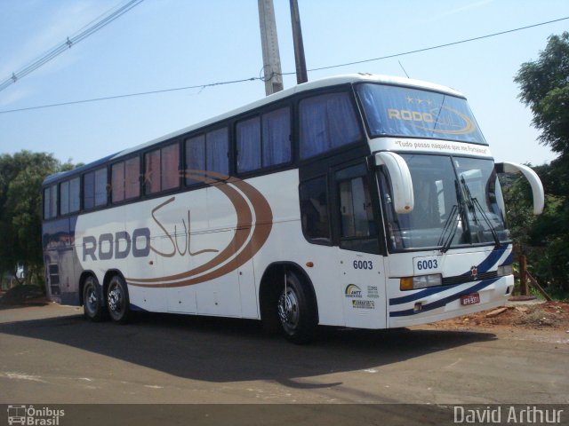 Rodo Sul Turismo e Fretamento 6003 na cidade de Londrina, Paraná, Brasil, por David Arthur. Número da foto: #781270.