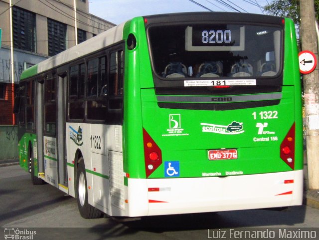 Viação Santa Brígida 1 1322 na cidade de São Paulo, São Paulo, Brasil, por Luiz Fernando Maximo. Número da foto: #782077.