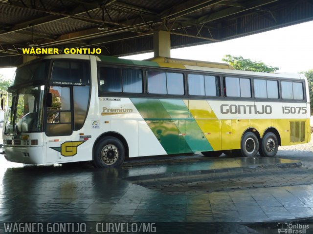 Empresa Gontijo de Transportes 15075 na cidade de Curvelo, Minas Gerais, Brasil, por Wagner Gontijo Várzea da Palma-mg. ID da foto: 782085.