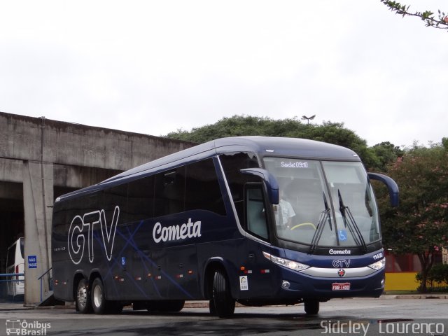 Viação Cometa 11400 na cidade de Curitiba, Paraná, Brasil, por Sidcley Lourenço. ID da foto: 782931.