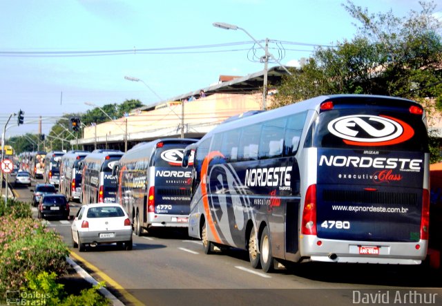 Expresso Nordeste 4780 na cidade de Londrina, Paraná, Brasil, por David Arthur. Número da foto: #781291.