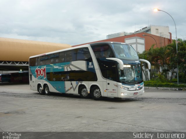 Auto Viação 1001 3100 na cidade de Rio de Janeiro, Rio de Janeiro, Brasil, por Sidcley Lourenço. Número da foto: #784750.