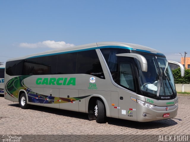 Viação Garcia 7246 na cidade de Campinas, São Paulo, Brasil, por Alex Fiori. Número da foto: #784997.