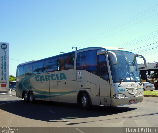 Viação Garcia 6984 na cidade de Londrina, Paraná, Brasil, por David Arthur. Número da foto: #783628.