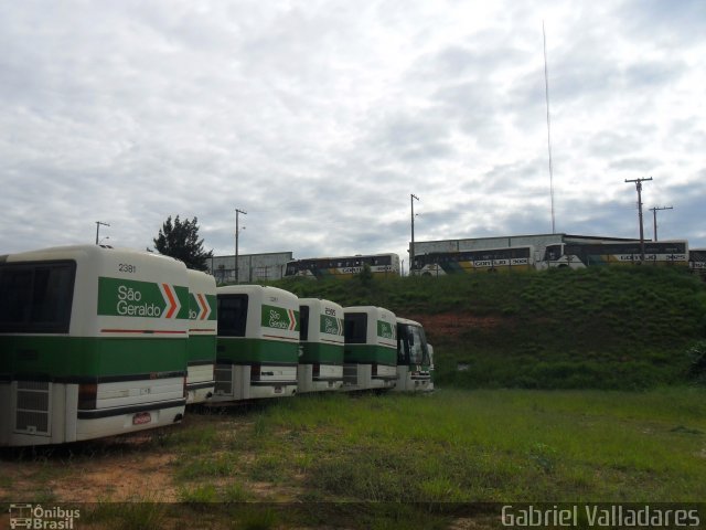 Empresa Gontijo de Transportes GARAGEM. BR040. na cidade de Contagem, Minas Gerais, Brasil, por Gabriel Valladares. Número da foto: #785109.
