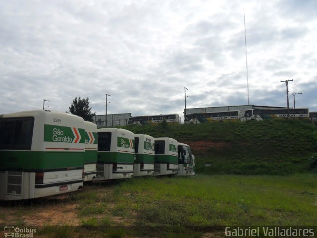 Empresa Gontijo de Transportes Garagem. BR040. na cidade de Contagem, Minas Gerais, Brasil, por Gabriel Valladares. ID da foto: 785109.