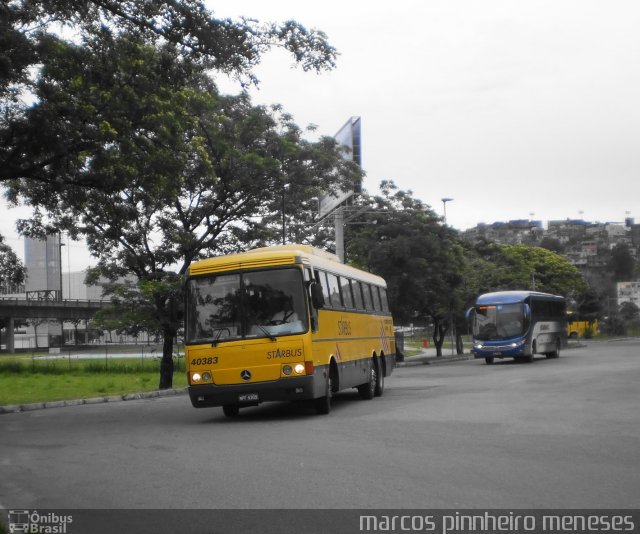 Viação Itapemirim 40383 na cidade de Vitória, Espírito Santo, Brasil, por Marcos Pinnheiro Meneses. ID da foto: 783408.