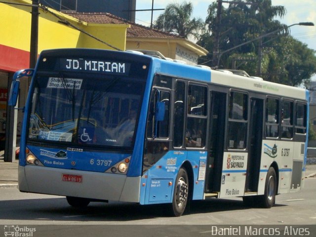 Viação Paratodos > São Jorge > Metropolitana São Paulo > Mobibrasil 6 3797 na cidade de São Paulo, São Paulo, Brasil, por Daniel Marcos Alves . Número da foto: #784931.
