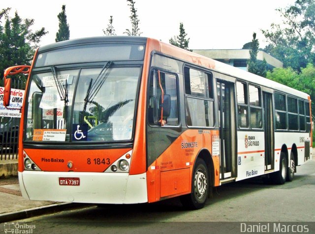 TRANSPPASS - Transporte de Passageiros 8 1843 na cidade de São Paulo, São Paulo, Brasil, por Daniel Marcos Alves . ID da foto: 784975.