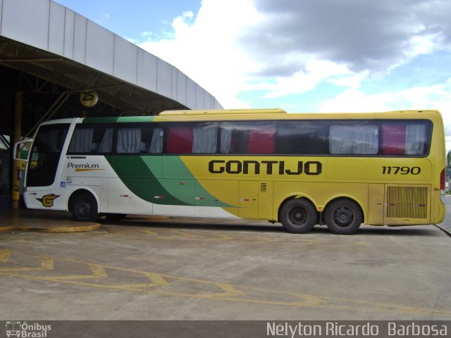 Empresa Gontijo de Transportes 11790 na cidade de Perdões, Minas Gerais, Brasil, por Nélyton Ricardo  Barbosa. Número da foto: #784953.