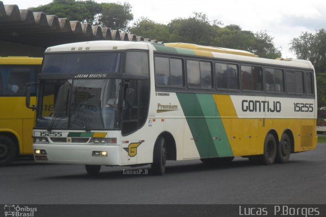 Empresa Gontijo de Transportes 15255 na cidade de Araxá, Minas Gerais, Brasil, por Lucas Borges . ID da foto: 786784.