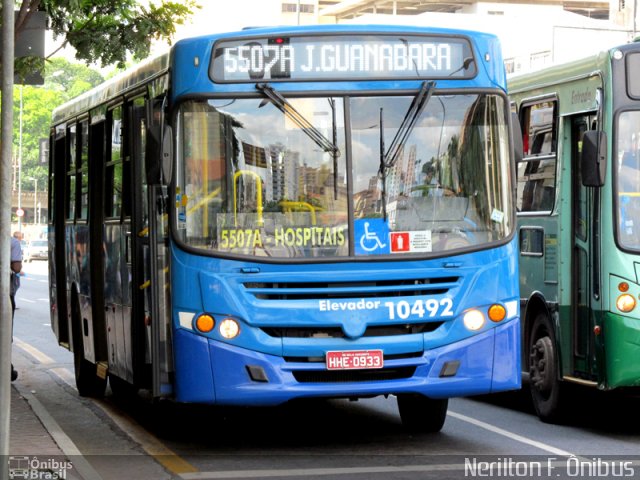 Auto Omnibus Floramar 10492 na cidade de Belo Horizonte, Minas Gerais, Brasil, por Nerilton F.  ônibus. Número da foto: #787630.