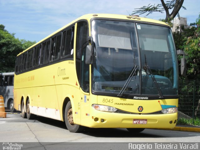 Viação Itapemirim 8045 na cidade de São Paulo, São Paulo, Brasil, por Rogério Teixeira Varadi. ID da foto: 786133.