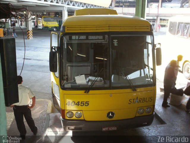 Viação Itapemirim 40455 na cidade de Rio de Janeiro, Rio de Janeiro, Brasil, por Zé Ricardo Reis. ID da foto: 786701.