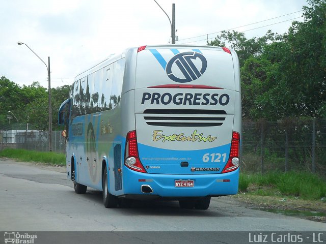 Auto Viação Progresso 6121 na cidade de Recife, Pernambuco, Brasil, por Luiz Carlos de Santana. Número da foto: #788191.