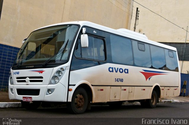 AVOA - Auto Viação Ourinhos Assis 14740 na cidade de Ourinhos, São Paulo, Brasil, por Francisco Ivano. Número da foto: #789460.