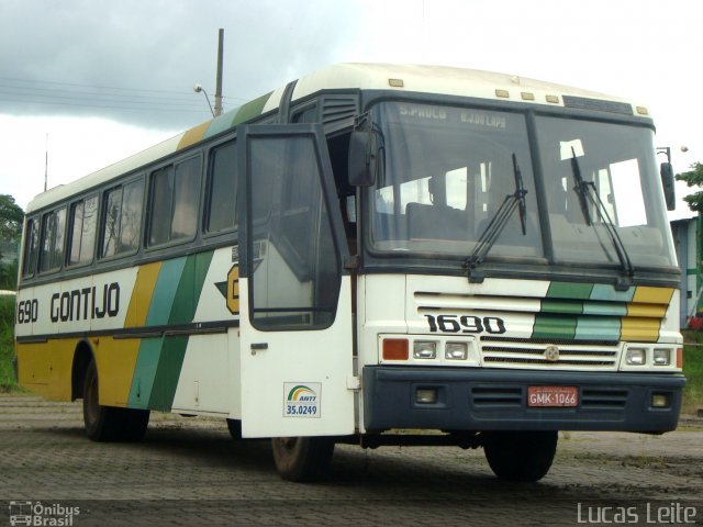 Empresa Gontijo de Transportes 1690 na cidade de Contagem, Minas Gerais, Brasil, por Lucas Leite. Número da foto: #789519.