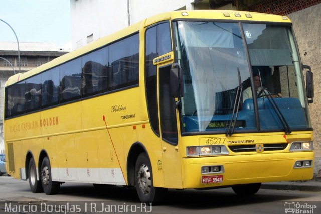 Viação Itapemirim 45277 na cidade de Rio de Janeiro, Rio de Janeiro, Brasil, por Márcio Douglas Ribeiro Venino. ID da foto: 791753.