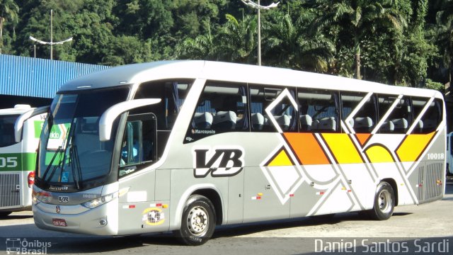 VB Transportes e Turismo 10018 na cidade de Santos, São Paulo, Brasil, por Daniel Santos Sardi. Número da foto: #791632.