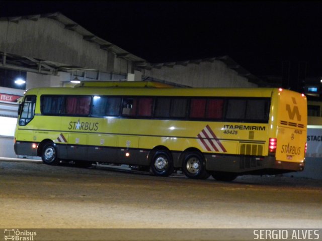 Viação Itapemirim 40425 na cidade de Guarapari, Espírito Santo, Brasil, por Sergio Alves. Número da foto: #791282.