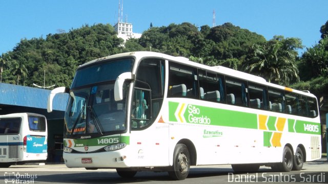 Cia. São Geraldo de Viação 14805 na cidade de Santos, São Paulo, Brasil, por Daniel Santos Sardi. Número da foto: #791628.