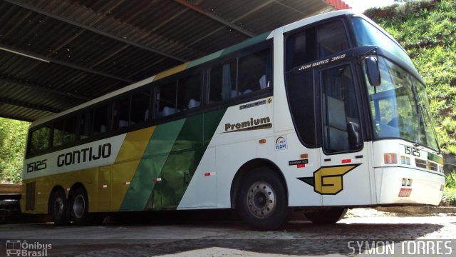 Empresa Gontijo de Transportes 15125 na cidade de João Monlevade, Minas Gerais, Brasil, por Symon Torres. ID da foto: 791492.