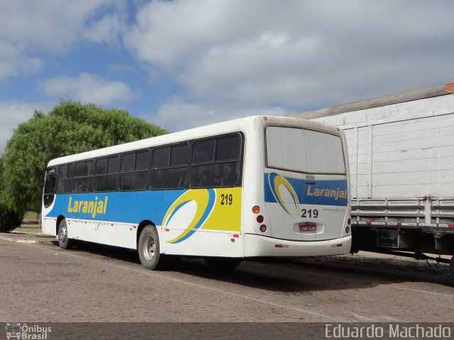 Laranjal Transportes 219 na cidade de Candiota, Rio Grande do Sul, Brasil, por Eduardo Machado. ID da foto: 793480.