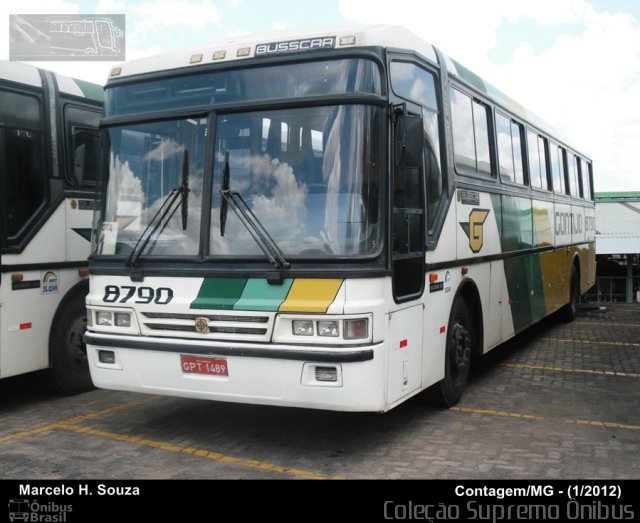 Empresa Gontijo de Transportes 8790 na cidade de Contagem, Minas Gerais, Brasil, por Marcelo H.  Souza. Número da foto: #794538.