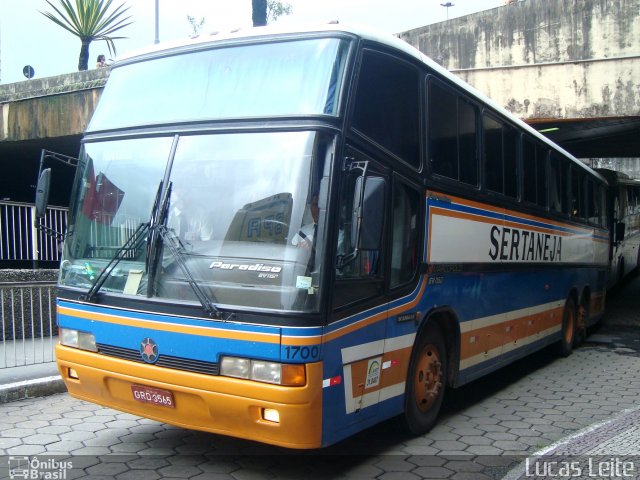 Viação Sertaneja 1700 na cidade de Belo Horizonte, Minas Gerais, Brasil, por Lucas Leite. Número da foto: #793646.