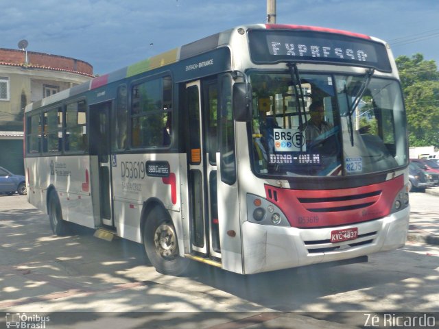 Transportes Campo Grande D53619 na cidade de Rio de Janeiro, Rio de Janeiro, Brasil, por Zé Ricardo Reis. Número da foto: #793481.