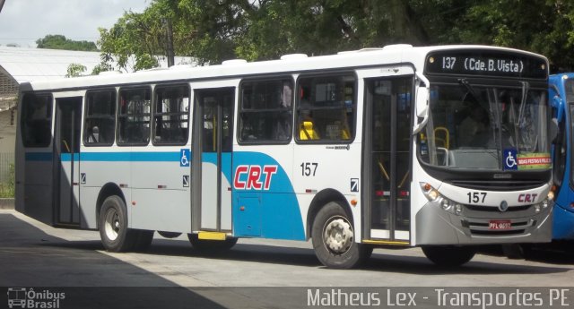 CRT - Cidade do Recife Transportes 157 na cidade de Recife, Pernambuco, Brasil, por Matheus Lex. Número da foto: #796338.