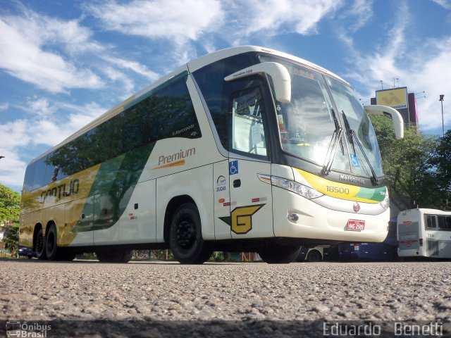 Empresa Gontijo de Transportes 18500 na cidade de Vitória, Espírito Santo, Brasil, por Eduardo Benetti . Número da foto: #794723.