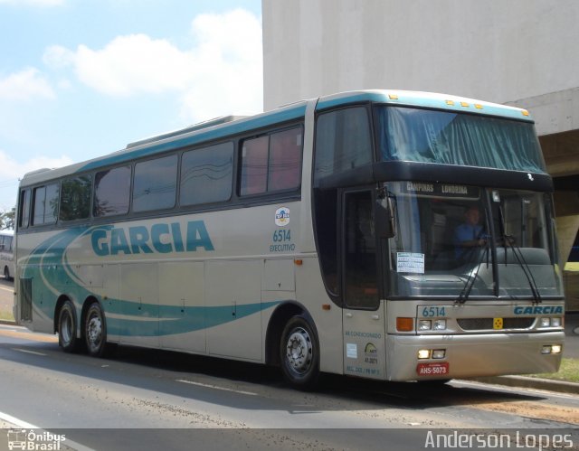 Viação Garcia 6514 na cidade de Campinas, São Paulo, Brasil, por Anderson Lopes. Número da foto: #759212.