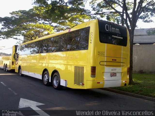 Viação Itapemirim 44209 na cidade de Guarulhos, São Paulo, Brasil, por Wendel de Oliveira Vasconcellos. Número da foto: #759557.